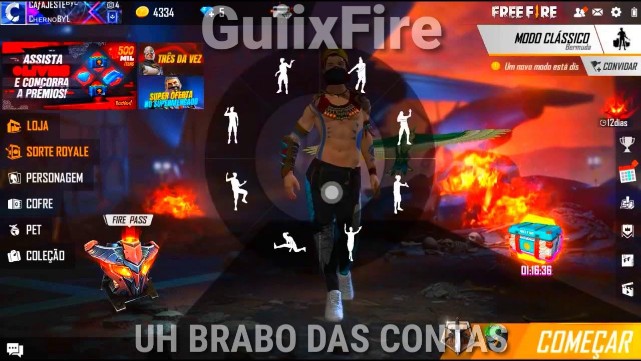 + UMA DOAÇÃO DE CONTA ( FREE FIRE DOANDO CONTA GEMADA) INCUBADORA ...