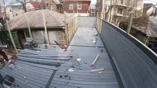650sf Trex deck time-lapse