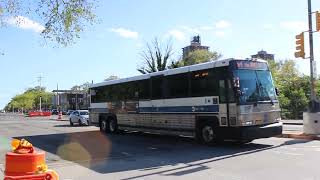 [RETIRED] MTA Bus: 2006 MCI D4500CL #3302 on the QM4 to Electchester departing 164 St/H. Harding Exy