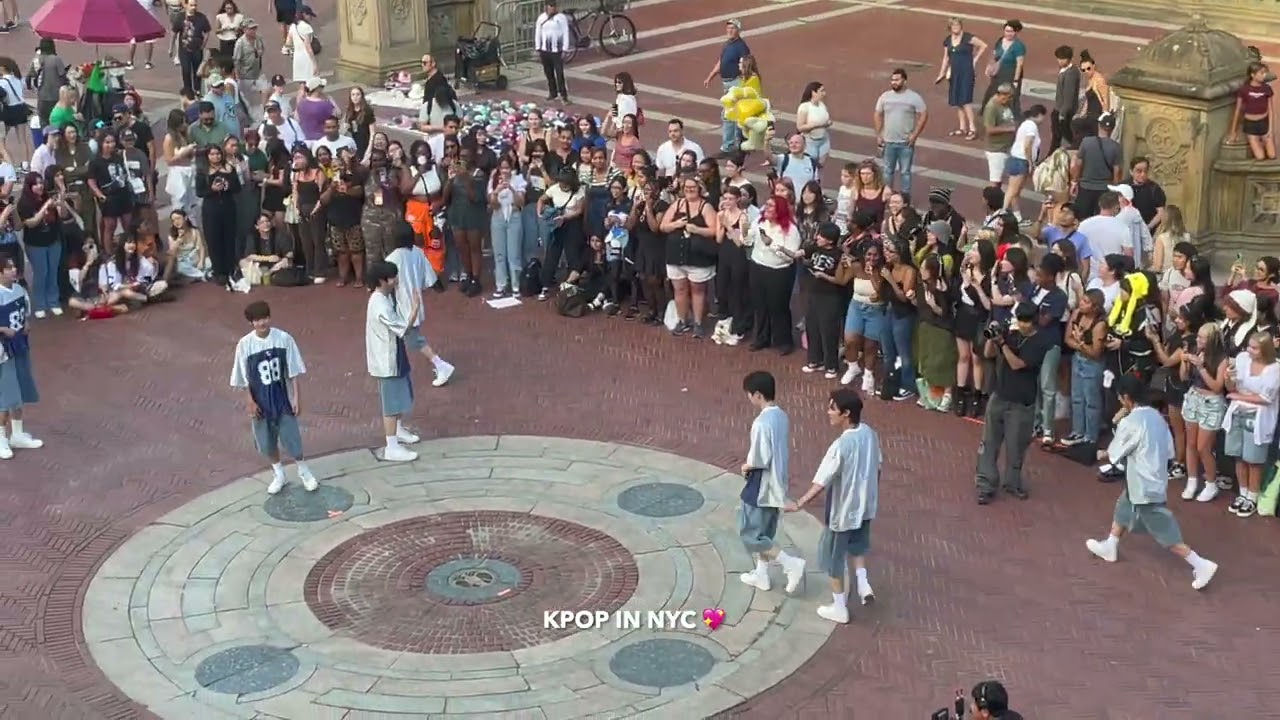 NEWBEAT NY Busking 뉴욕 버스킹 2024.08.11: Memories + THRILL RIDE + Kick It 영웅 英雄 dance cover