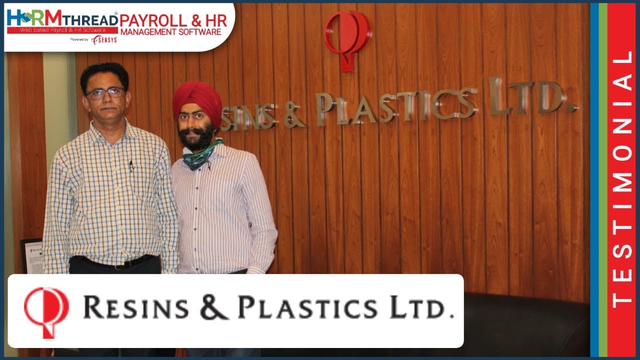 Resins & Plastics Limited Client Testimonial HRMThread Software