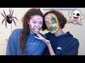 Sister And I Do Each Other's Halloween Makeup