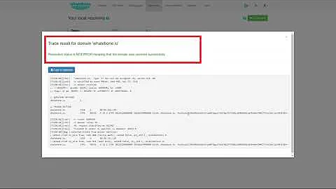 Whalebone ISP — Admin's Guide: Domain Tracing