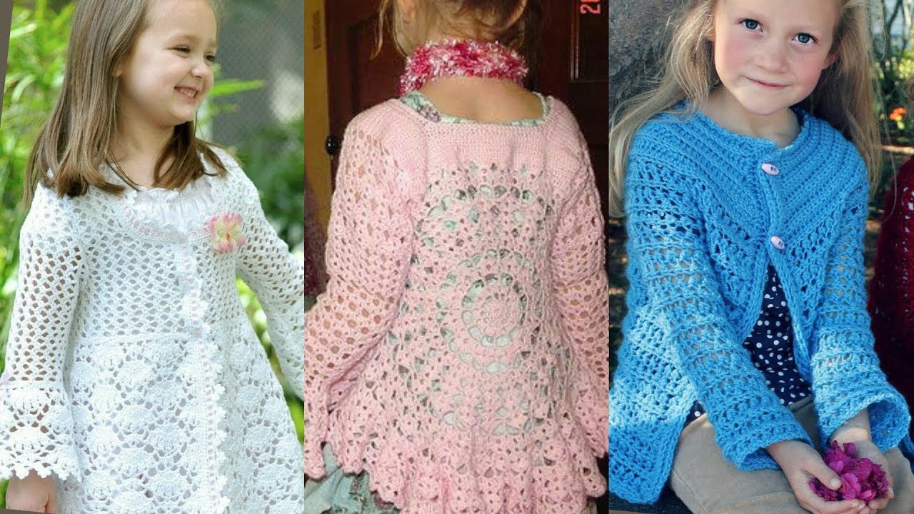 Most Beautiful baby dress/sweaters/cardigans in stylish designs multi colour combination YouTube