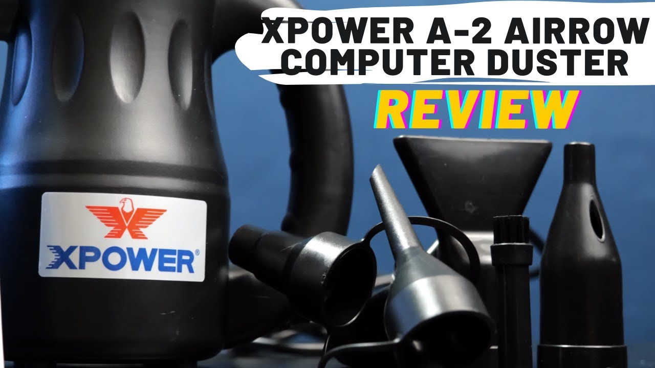 XPower Airrow A2 Pro Computer Duster REVIEW - YouTube