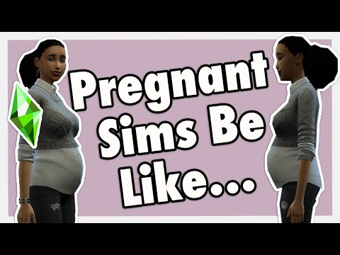 Беременные персонажи в Sims 4 Будьте как... #Шорты