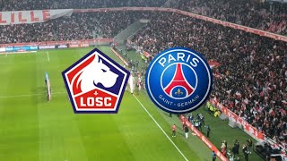 a la derniere seconde ! vlog match Lille Paris