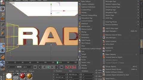 spinning text in cinema 4d tutorial