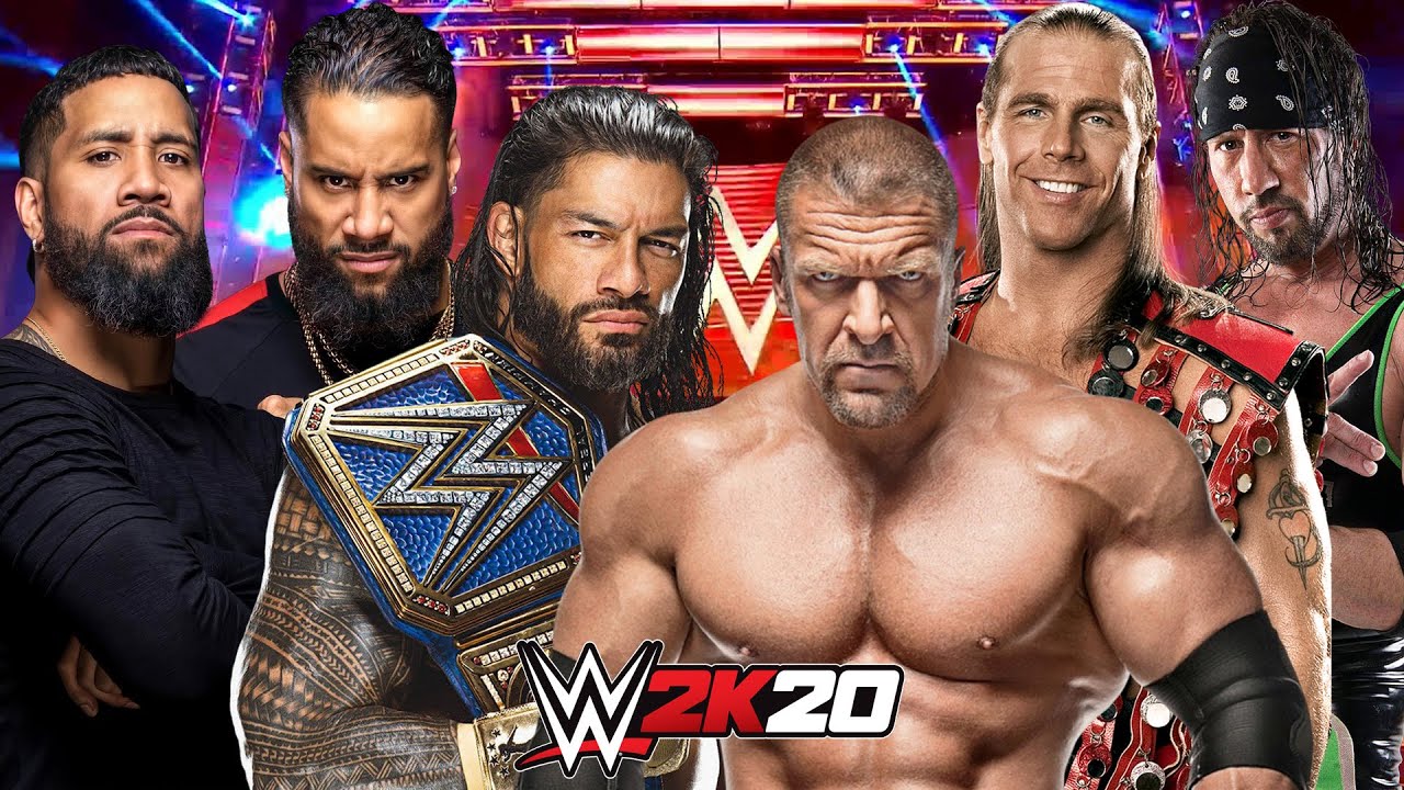 THE BLOODLINE vs D-GENERATION X | WWE 2K20 Gameplay