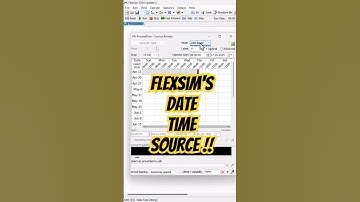 Quick Guide to FlexSim’s Date Time Source #flexsim #processflow