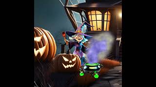 #shorts🧙‍♀️ Canciones Bruja de HALLOWEEN 🎃 para niños