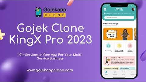Gojek Clone KingX Pro: 101+ Services In One App For Your Multi-Service Business