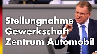 Dr. Dirk Spaniel Afd Stellungnahme Zum Thema Gewerkschaft Zentrum Automobil