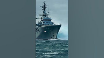 How Did This Warship Survive a Tidal Wave Unscathed? #warship #tidalwave #ship