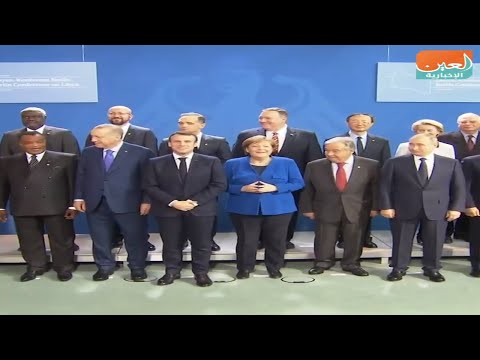 قادة العالم في قمة برلين الدولية حول الأزمة الليبية