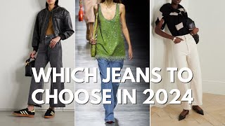 Jeans trends for spring 2024