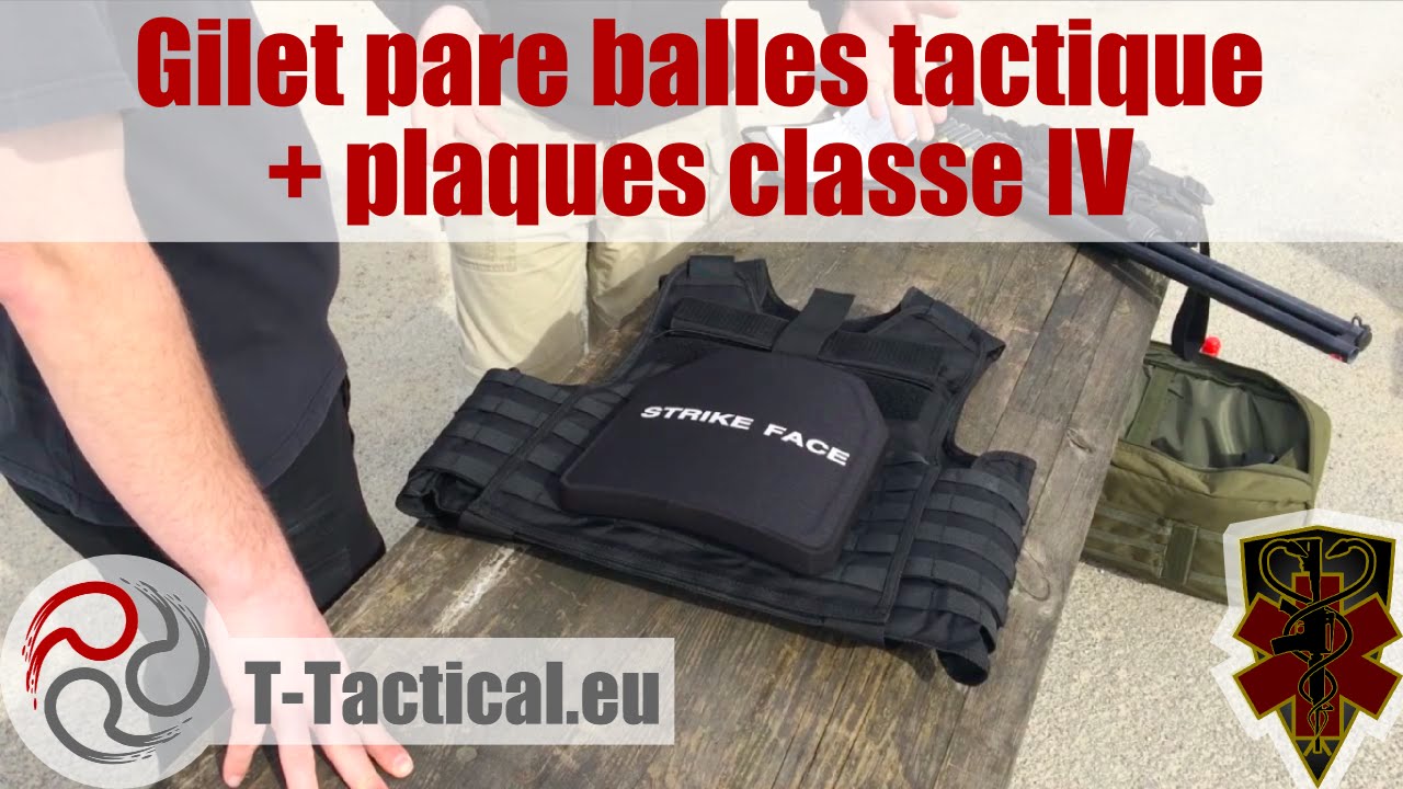 Plaque Pare-Balles Niveau 3 Balistique pour Gilet Tactique 