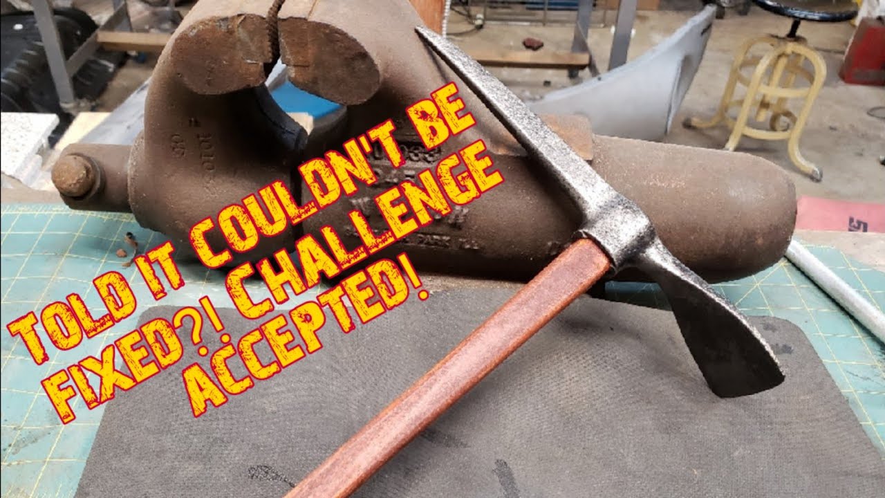 Antique Ice Axe Pick- Ice Pick- Pick Axe Restoration