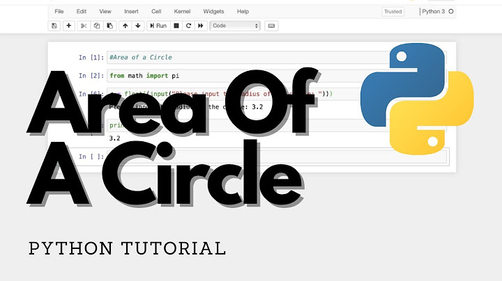 👨🏻‍🏫How To Calculate The Radius Of A Circle Using Python - Beginner Python Tutorial