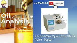 ASTM D92 Automatic Cleveland flash point apparatus/Open Cup Flash Point Test for Petroleum Analysis