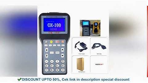Newest CK100 V46.02/V99.99 Auto Key Programmer Car Key Programming Tool No Tokens Limited Latest Gen