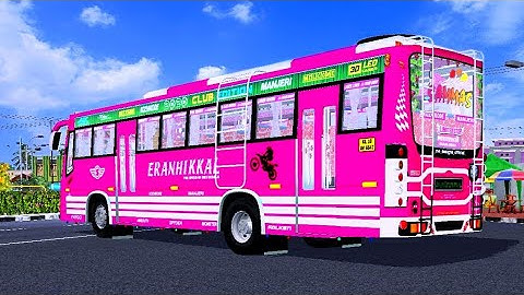 SAMMAS Kerala Private Bus Mod In Bus Simulator Indonesia - Bussid Bus Mod - Bussid Car Mod - Bussid