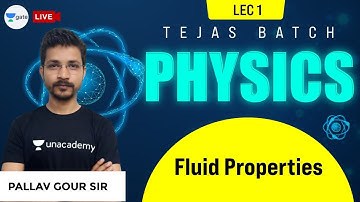Fluid Properties - 1 | L:1 | Physics | AAI 2021 Exam (ATC) | Tejas Batch