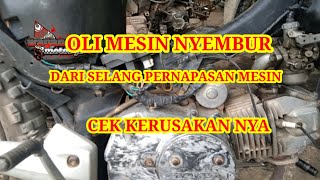 CAUSES OF OIL LEAKING FROM THE ENGINE BREATHER HOSE