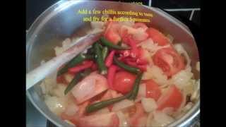 Recipe For Low Fat Balti Sauce, Ideal For Weight Watchers Only 1 Pro Point Per Serving