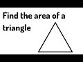 Understanding the Area of a Triangle