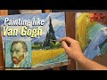 The secrets of Van Gogh's painting technique | Oil painting TUTORIAL
