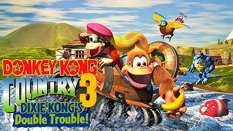 DKC3 - Lake Orangatanga - Blind Playthrough 1 SNES Donkey Kong Country 3 Shock