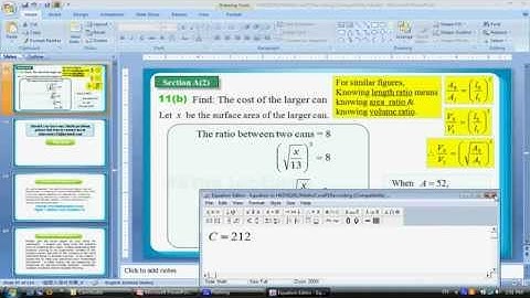 HKDSE 2012 Maths Core Paper 1 Q11: Variation、Partial Variation、Similar Figure