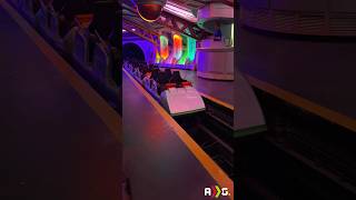 INSANE AREA 51 Themed Roller Coaster! #themepark #rollercoaster #shorts