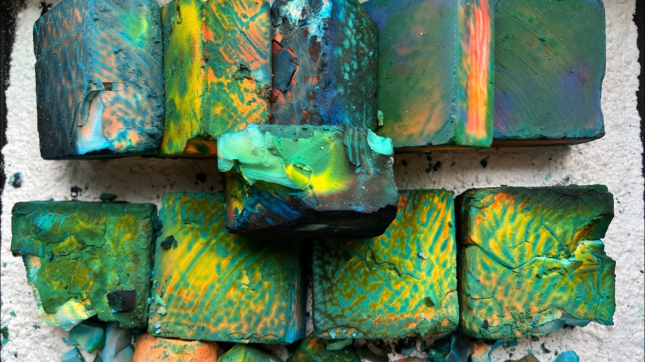 10 Dyed BSN Gymchalk Crush | 15K Insta Celebration | ASMR | SLEEP AID | 