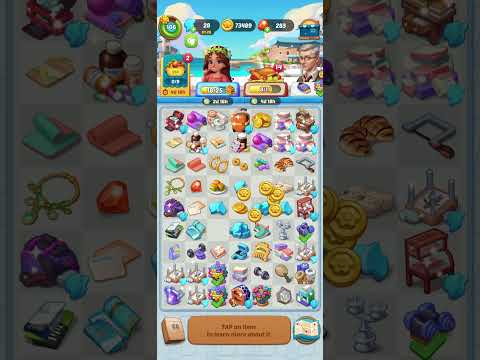 Seaside Escape Merge Game (Mobile) Starry Bingo Gameplay Walkthrough [11/17/2023]