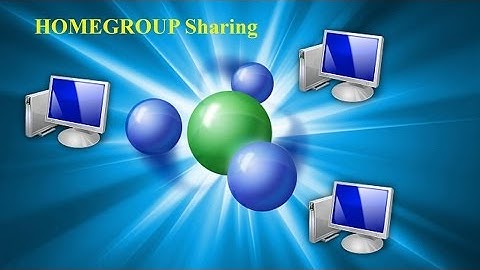 How to share files, folders, data and printers between homegroup computers running on windows 7