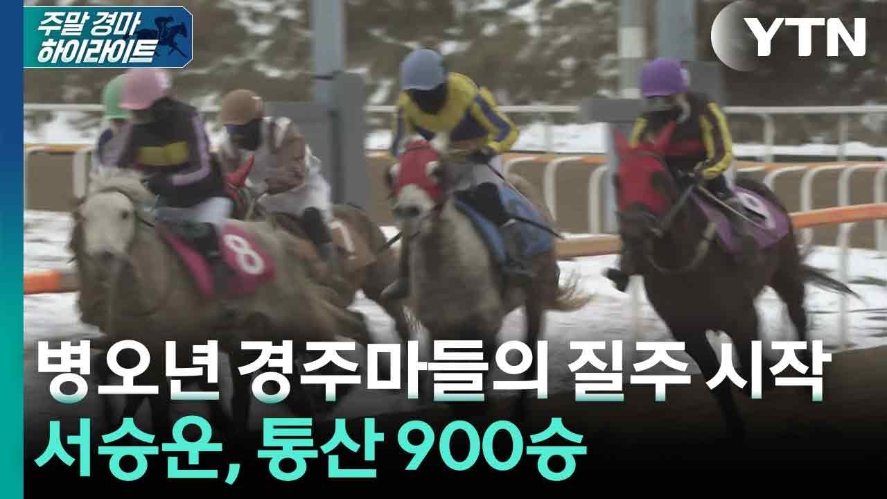 [주간 경마] 병오년 경주마들의 질주 시작...서승운, 통산 900승 달성 / YTN