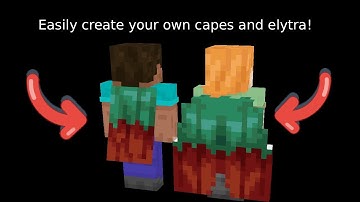 How to easily make your own CUSTOM CAPES in Minecraft Java Edition!