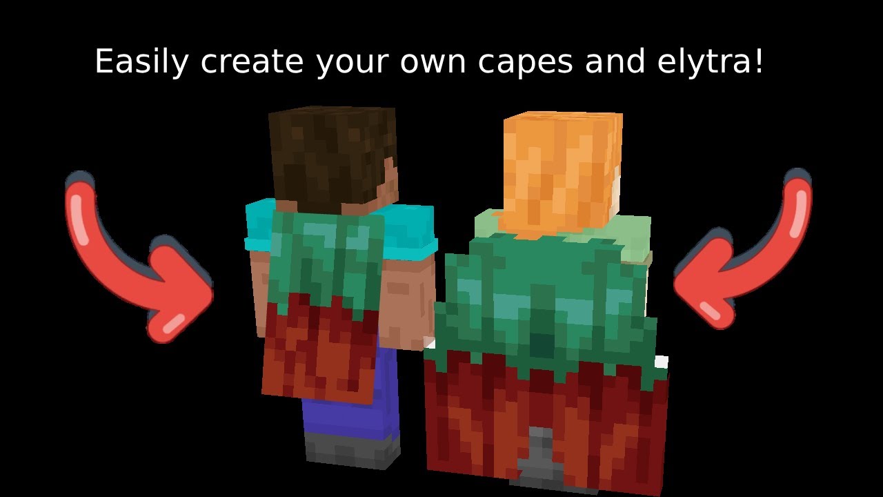 How to easily make your own CUSTOM CAPES in Minecraft Java Edition ...