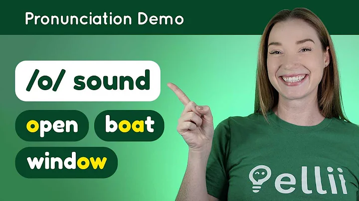 Pronouncing /o/ – English Pronunciation Lesson (Part 1)