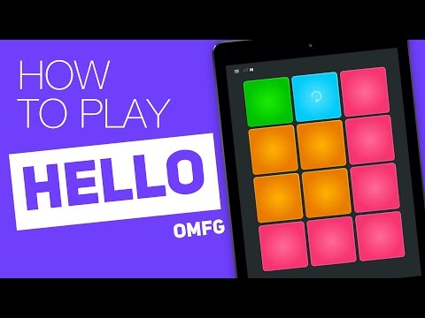 How to play: HELLO (Omfg) - SUPER PADS - Hi Kit