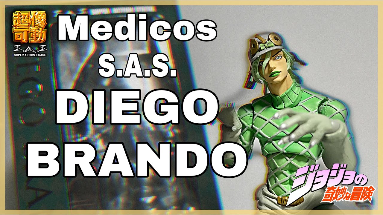 JoJo's Bizarre Adventure DIEGO BRANDO Super Action Statue Review [ASMR]
