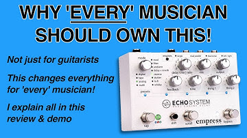 Empress Echosystem delay/reverb FX pedal - review & demo.