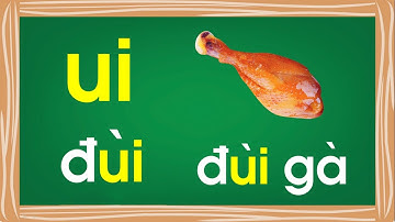 Bé tập đọc và làm quen với vần UI trong tiếng việt lớp 1 - Thanh nấm