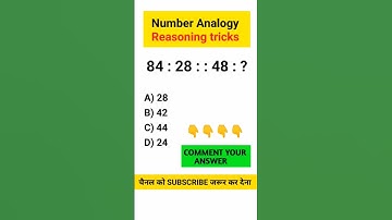 ssc gd reasoning questions #shorts #video #study #reasoning #ssc #chsl #sscgd #ssccgl #motivation