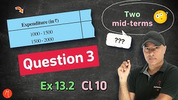 Question 3 - Exercise 13.2 | Class 10 | Chapter 13 |  Statistics | NCERT Maths | CBSE