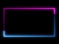 Gambar cover Frame with Neon lights,/Glowing Neon Light Frame/Nice Free Download