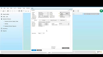 CRM-Managing Lead Activities in SAP Business One