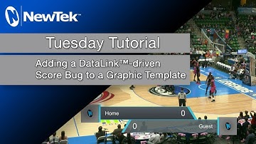 Adding a DataLink™-driven Score Bug to a Graphic Template